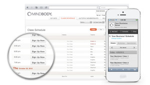 MindBody booking