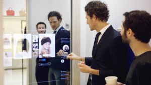 Interactive mirrors within every dressing room.