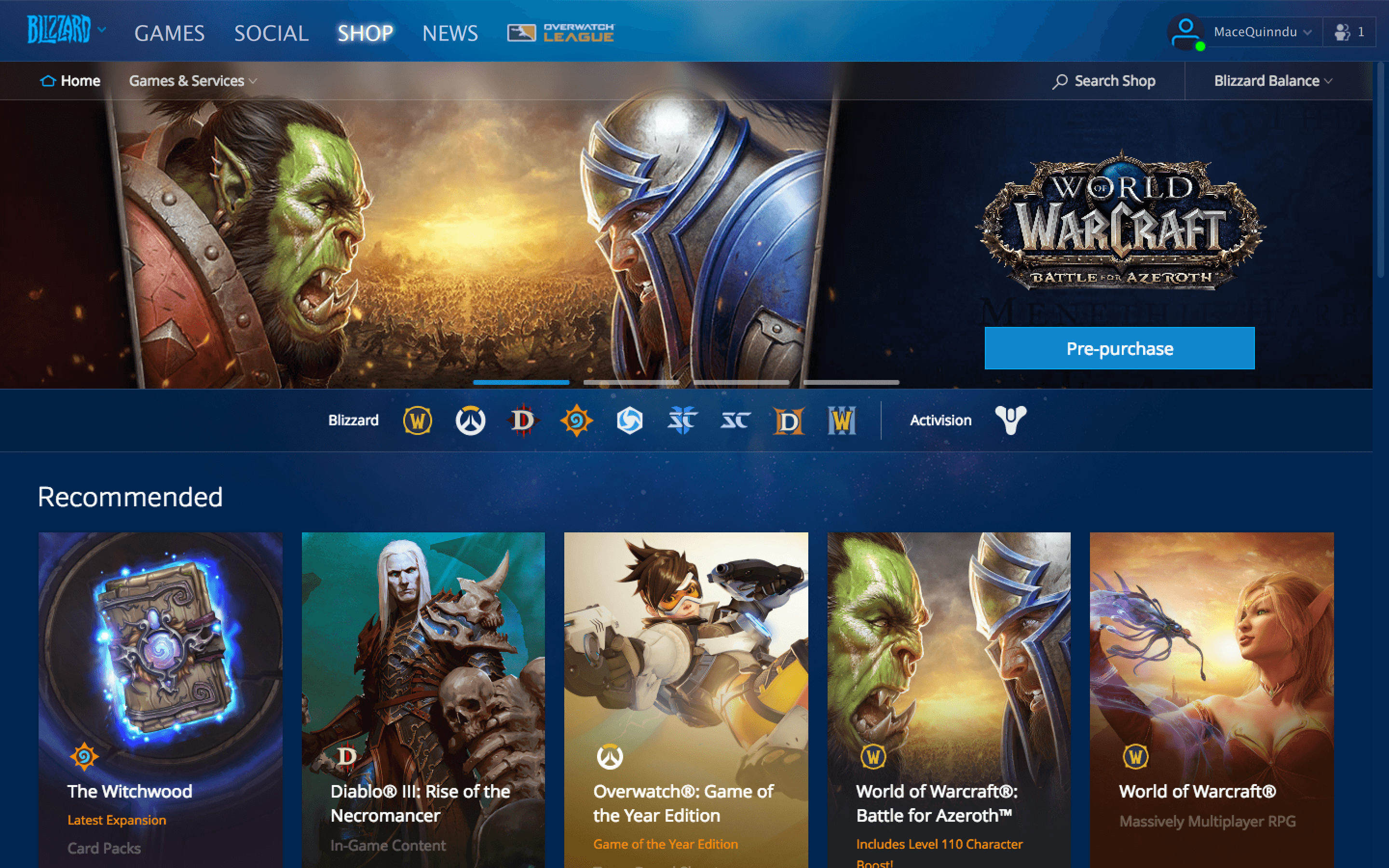 Blizzard's gradual transition from Battle.net branding has been
