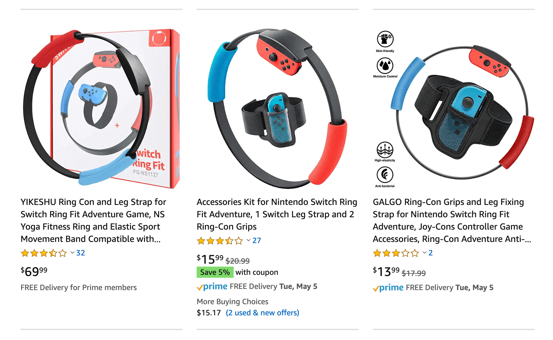 Nintendo Switch Accessories Ring Fit