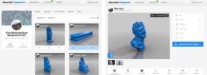 Sculpture 3D printing