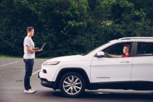 Charlie Miller (right) a security researcher at Twitter,  and Chris Valasek (left), director of Vehicle Security Research at IOActive, have exposed the security vulnerabilities in automobiles by hacking into cars remotely, controlling the cars' various controls from the radio volume to the brakes. Photographed on Wednesday, July 1, 2015 in Ladue, Mo. (Photo © Whitney Curtis for WIRED.com)