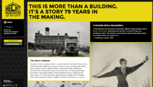Image 4: Hecht Warehouse History Page
