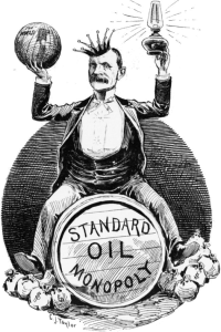 Standard Oil dissolved in 1911
