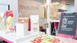 BaubleBar's pop-up shop in Soho, NYC