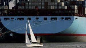 Source: "How Much Bigger can Container Ships Get," http://www.bbc.com/news/magazine-21432226