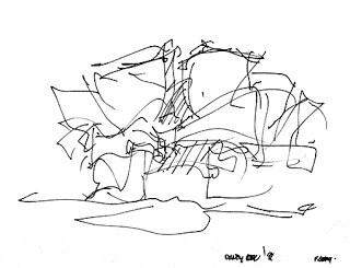 Frank Gehry Sketch  xasersticky
