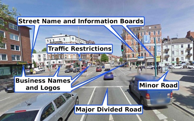 Pic 1- A few features that can be extracted algorithmically from Google Street View data [3]
