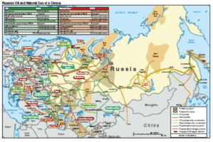 Russian pipeline network