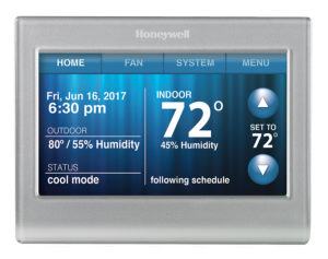 WiFi- Color Touchscreen Thermostat - 3 inch color
