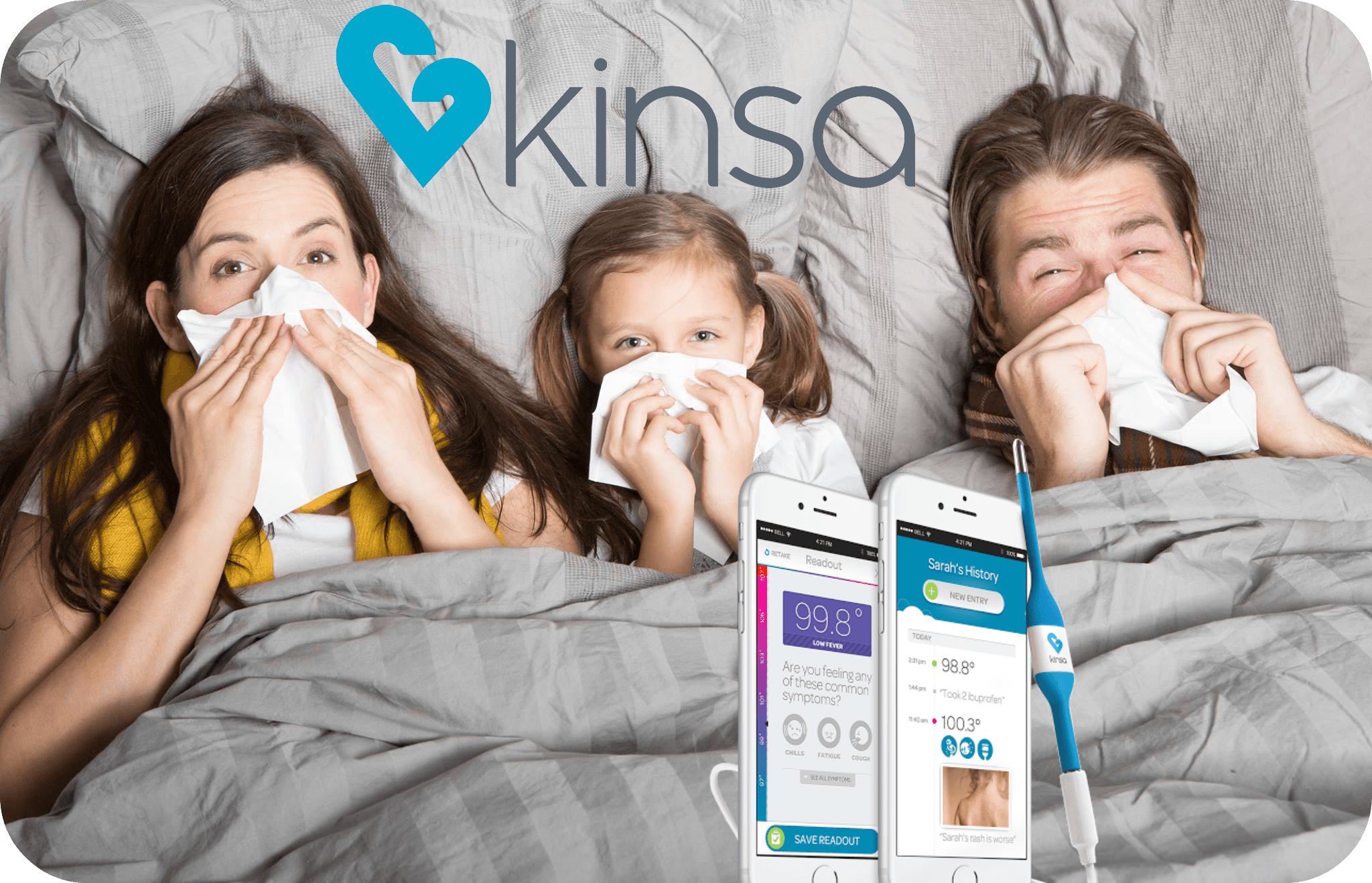 Kinsa's crowdsourced smart thermometer data now rivals the CDC at