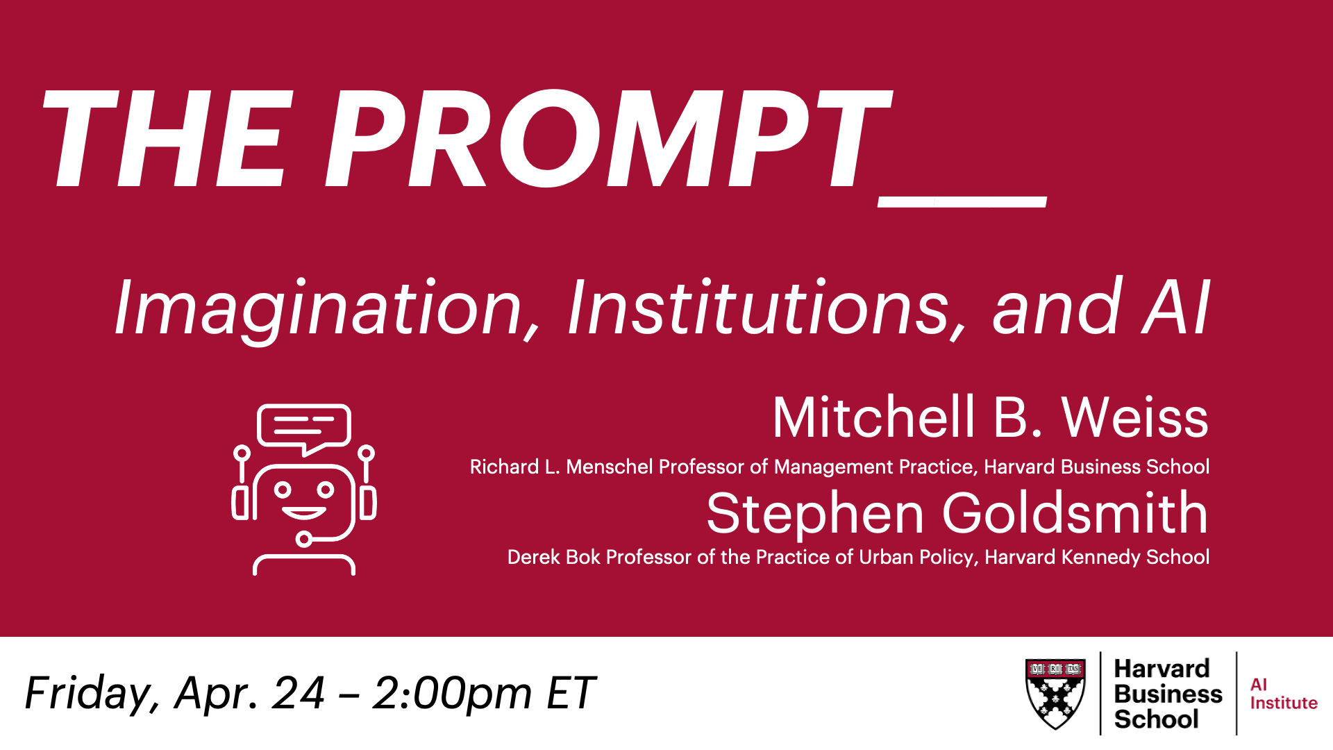 The Prompt Imagination, Institutions, and AI